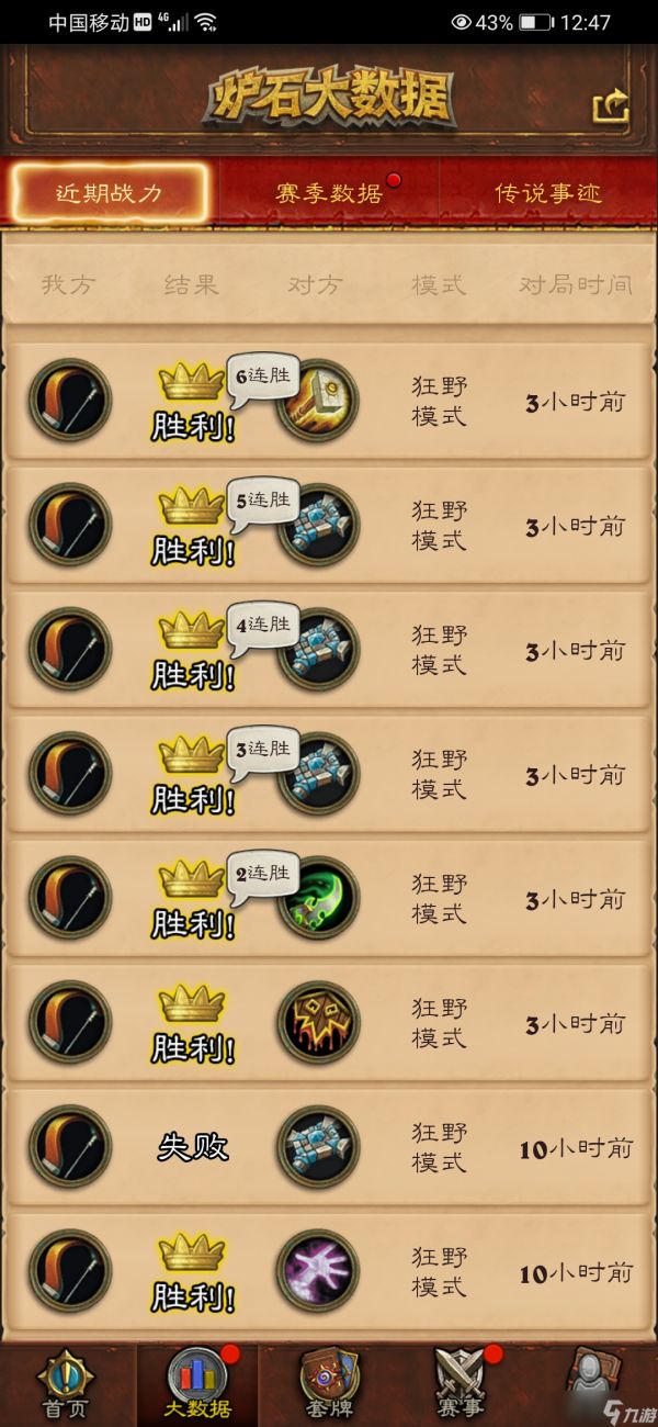炉石传说个人用的偏快的宇宙猎套牌以及思路