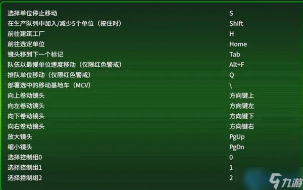 制霸战场：RTS高效指挥核心功能键完全手册