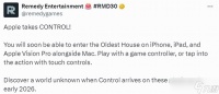 《控制》将于2026年初登陆苹果平台 触控操作游玩