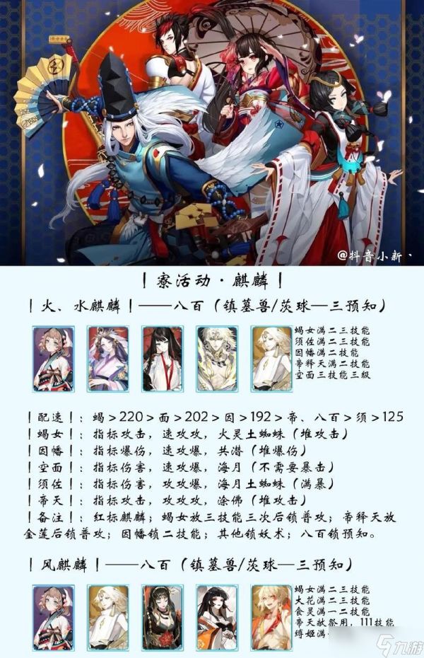 阴阳师中四个主角的选择标准是什么？
