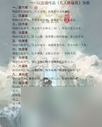 凡人修仙传境界如何划分