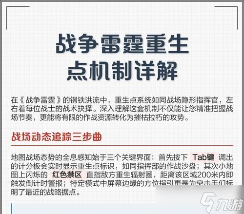 战争雷霆突击战术指南？如何进行有效的突击行动？