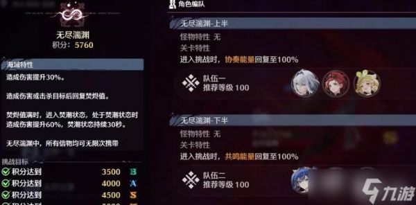 鸣潮海墟SS评分低金阵容