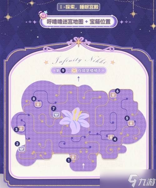 无限暖暖呼噜噜睡眠迷宫平面图及宝箱位置一览