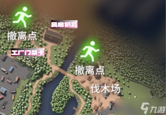 《逃离鸭科夫》仓库区高级物资点和钥匙房分布