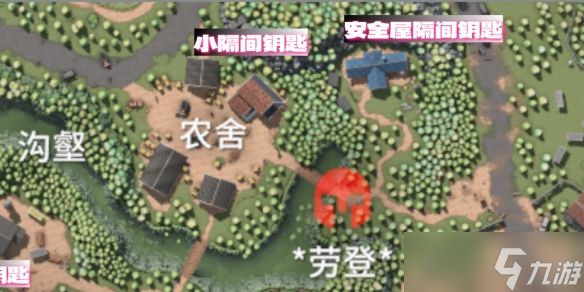 《逃离鸭科夫》仓库区高级物资点和钥匙房分布