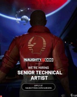 顽皮狗招聘高级技术美术师 正全力开发《星际 异端未知》