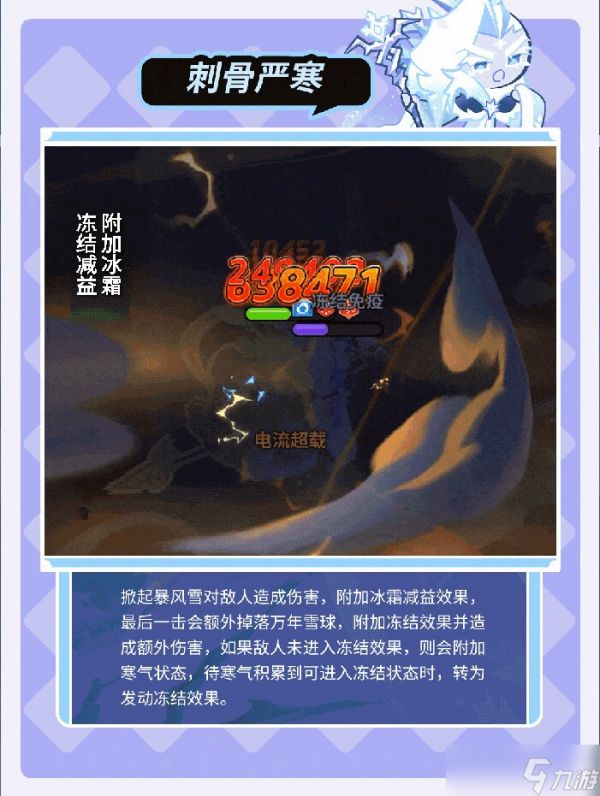 冲呀!饼干人:王国「这里的冰雪能冻结时间。」 冰霜女王饼干 果酱宝石即将解锁