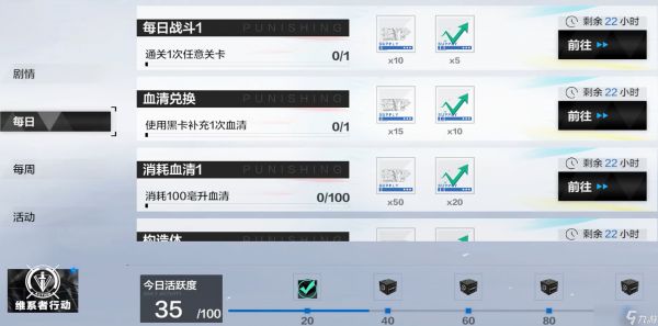 战双帕弥什周常任务有多少黑卡