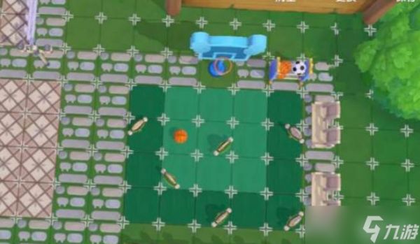 摩尔庄园篮球场获取