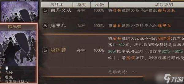 三国志战略版桃园队兵种