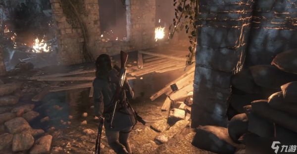 古墓丽影崛起卫城到一个大厅后怎么走