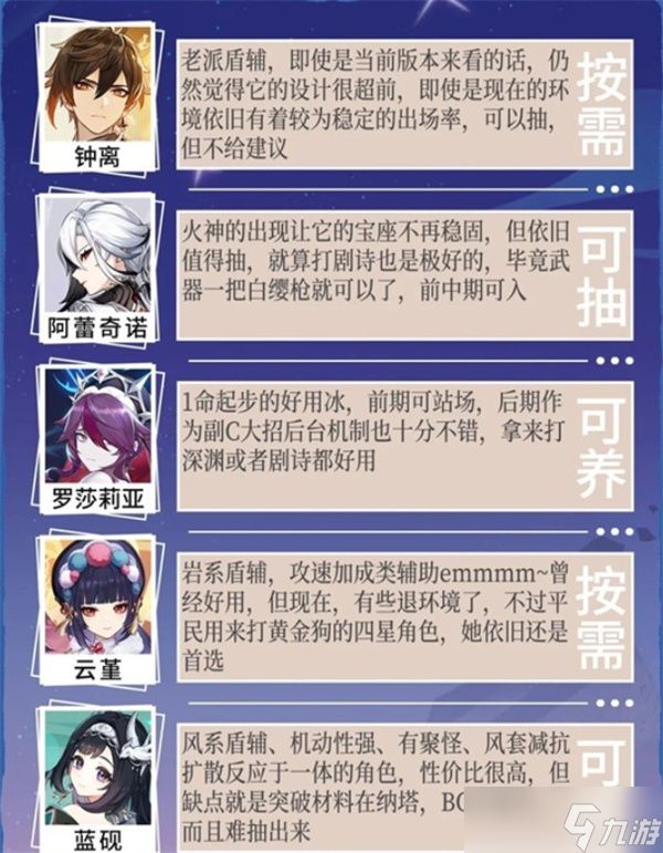 原神月之二下半卡池抽取建议指南