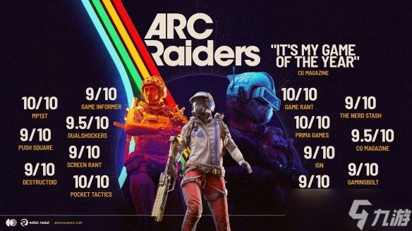 《Arc Raiders》媒体赞誉图公布：多家媒体打出满分！