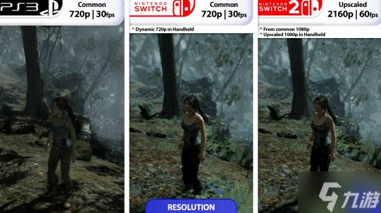 《古墓丽影：决定版》NS&NS2版对比PS3版：画面还不如原版？