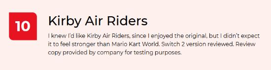 任天堂第一方《星之卡比:天空骑士》获满分:比NS2护航大作还要顶级!