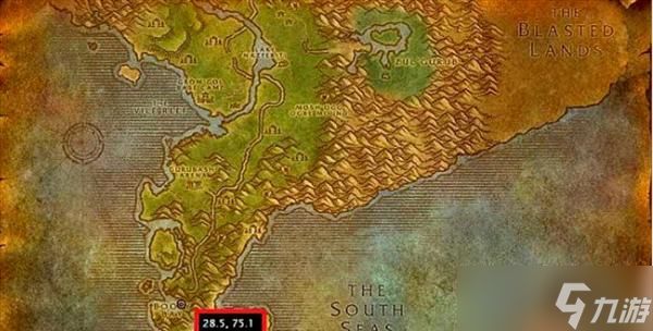 魔兽希塞尔山谷的具体位置在哪里？