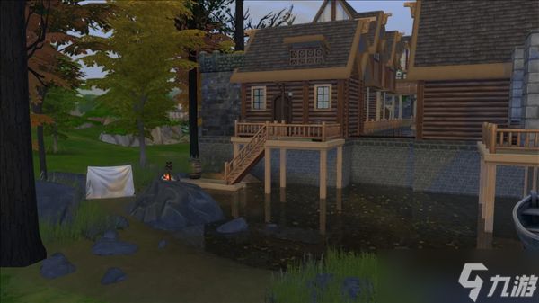 玩家耗时一年在《模拟人生4》中完美还原《上古卷轴5》经典城市