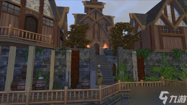 玩家耗时一年在《模拟人生4》中完美还原《上古卷轴5》经典城市