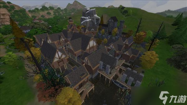 玩家耗时一年在《模拟人生4》中完美还原《上古卷轴5》经典城市