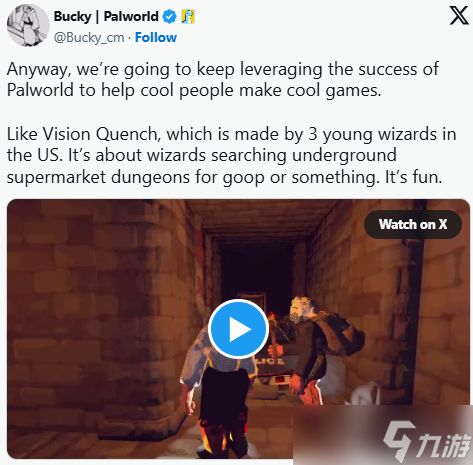 Pocketpair将借《幻兽帕鲁》经验扶持独立游戏新作