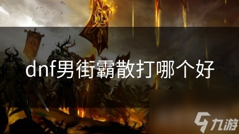 dnf男街霸散打哪个好