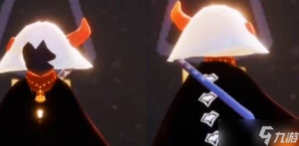 光遇平菇头搭配斗篷