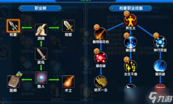 武林外传手游枪豪技能连招