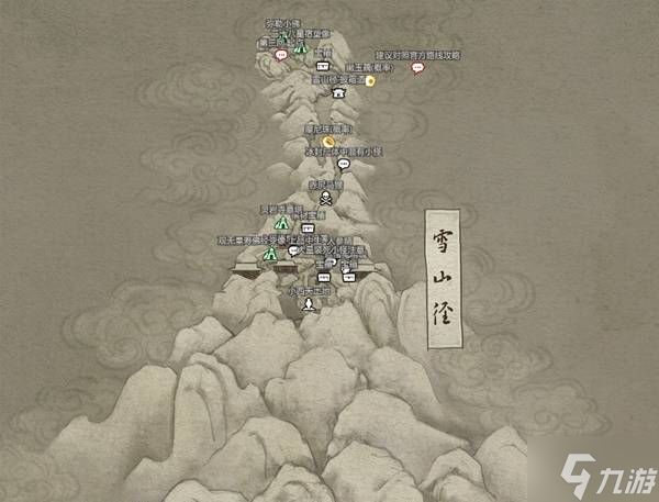 《黑神话悟空》浮屠牢地图分享 浮屠牢资源点位标注