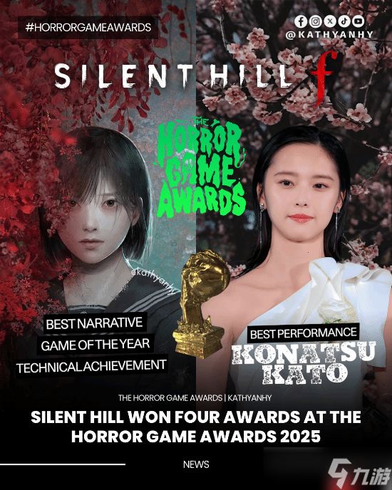 2025恐怖游戏大奖落幕：《寂静岭f》斩获年度最佳 小岛秀夫获终身成就