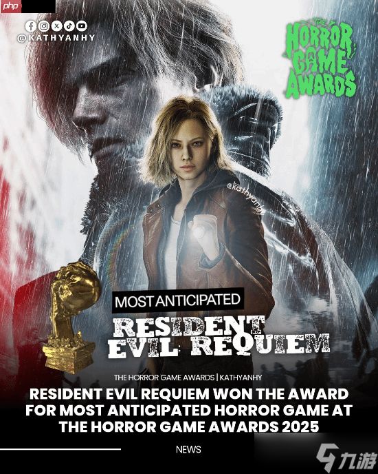 2025恐怖游戏大奖落幕：《寂静岭f》斩获年度最佳 小岛秀夫获终身成就