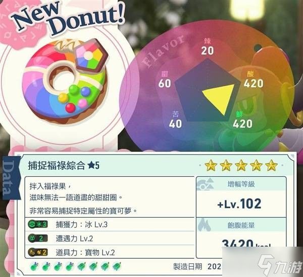 分享宝可梦传说ZA里的彩虹甜甜圈食谱