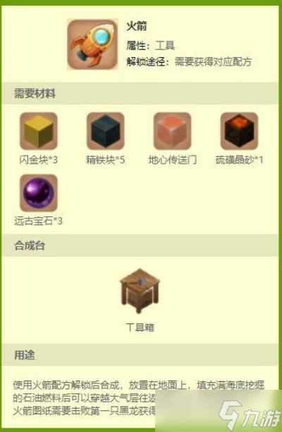 如何在迷你世界中制作物品？物品合成FAQ大全