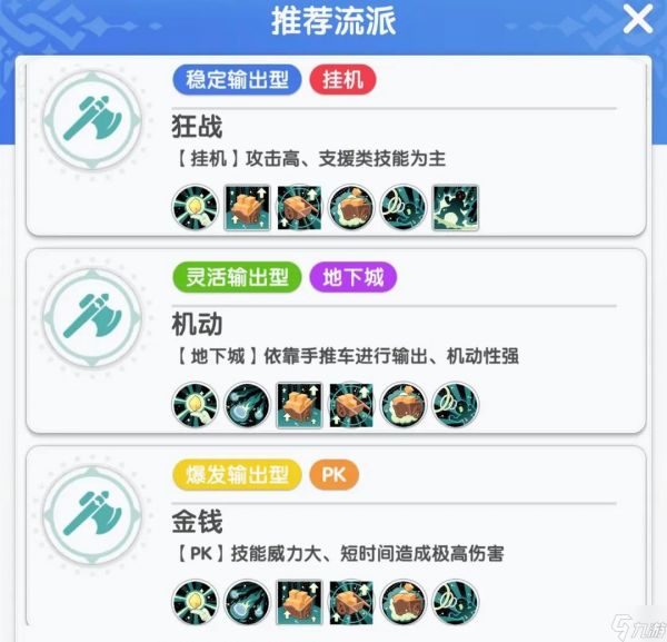 仙境传说重生职业流派攻略