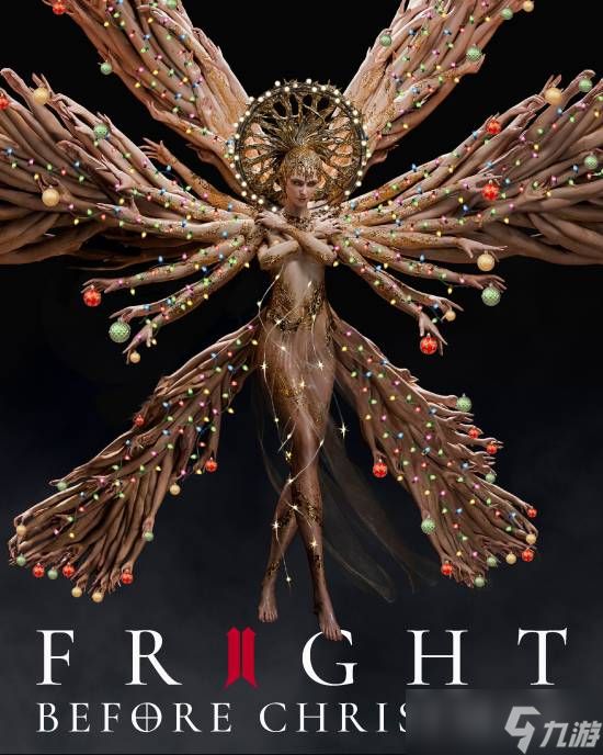 堕落之主2圣诞海报玩梗：暗黑女神披彩灯，<a linkid=34553>恐怖</a>与喜庆碰撞引热议