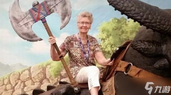 《老滚5》官号迎惊喜! 89岁"天际奶奶"圣诞现身报平安