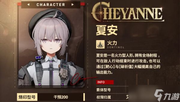 少女前线2追放夏安值得抽吗
