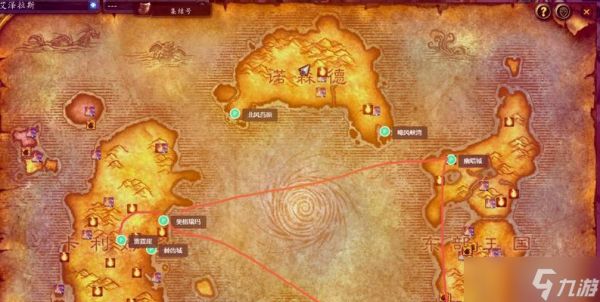 魔兽世界辛特拉位置怎么找？