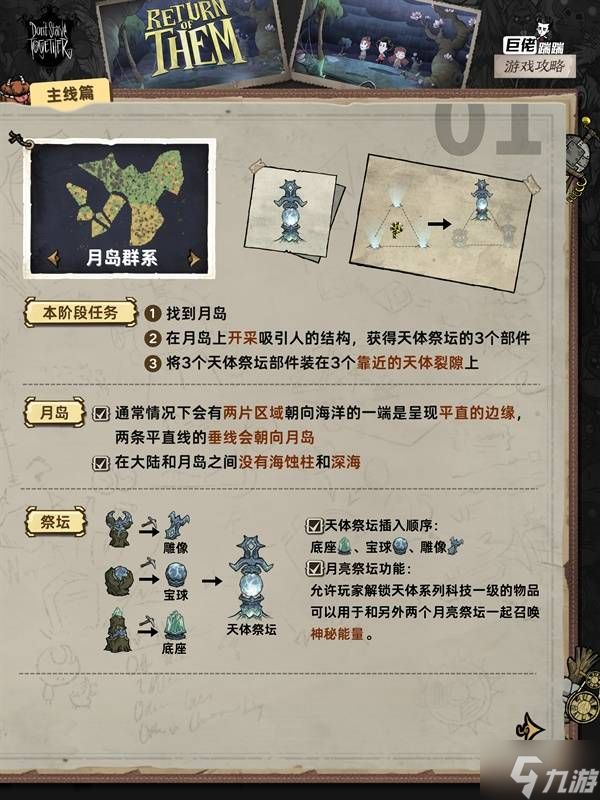 《饥荒》主线流程攻略 主线任务顺序是什么