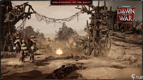 《战锤40K：战争黎明4》CG预告 展示兽人阵营