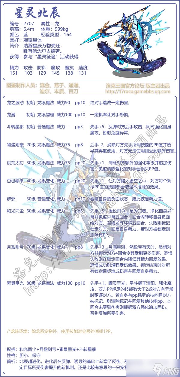 洛克王国星灵北辰技能搭配攻略：如何让北辰的技能组合更强大