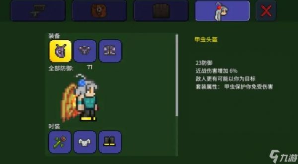 泰拉瑞亚神圣盔甲有什么用