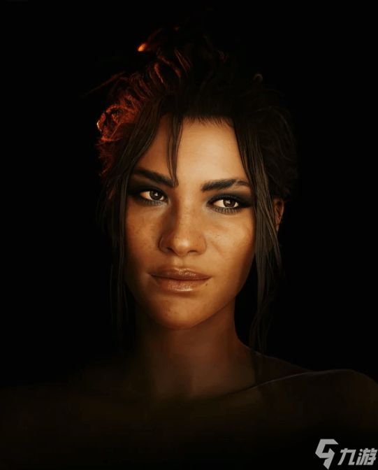 玩家为《赛博朋克2077》女角色卸妆:素颜好像更美了!