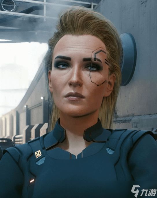 玩家为《赛博朋克2077》女角色卸妆:素颜好像更美了!