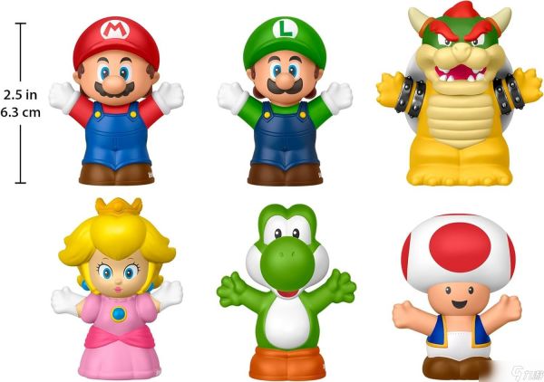 任天堂“My Mario”玩具系列新增三款费雪玩具套装