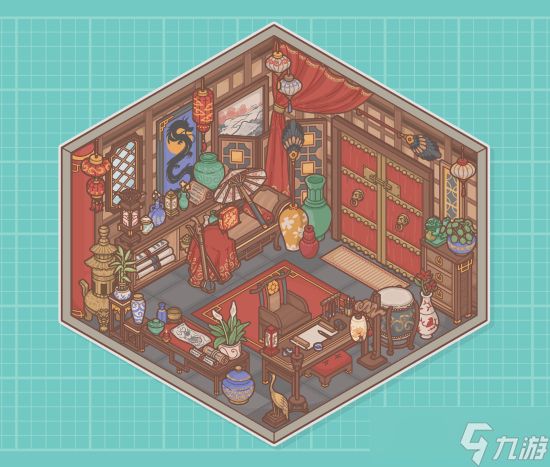 治愈系贴纸造景新作造景贴纸1.3版本上线，全新主题真龙天子的宫殿登场