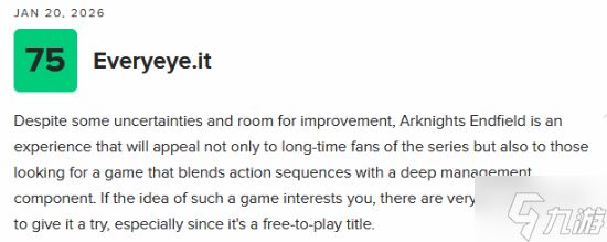 鹰角《明日方舟：终末地》M站开分79！首发卖相不错但需时间检验