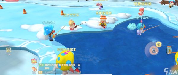 摩尔庄园怎么去钓雪鱼