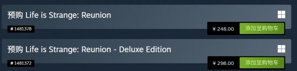 《奇异人生：重逢》开启预购：Steam国区售价248元！