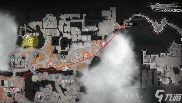 《明日方舟终末地》采石场与矿脉源区拉电线路参考